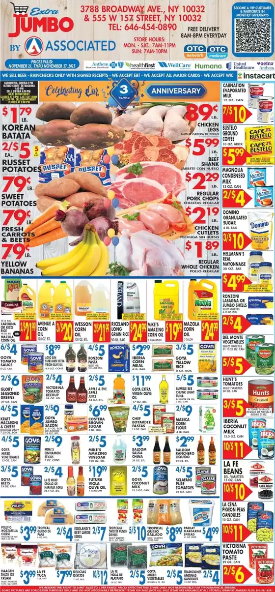 Associated catalogue in New York | Wide range of offers | 2025-11-21T00:00:00.000Z - 2025-11-27T00:00:00.000Z