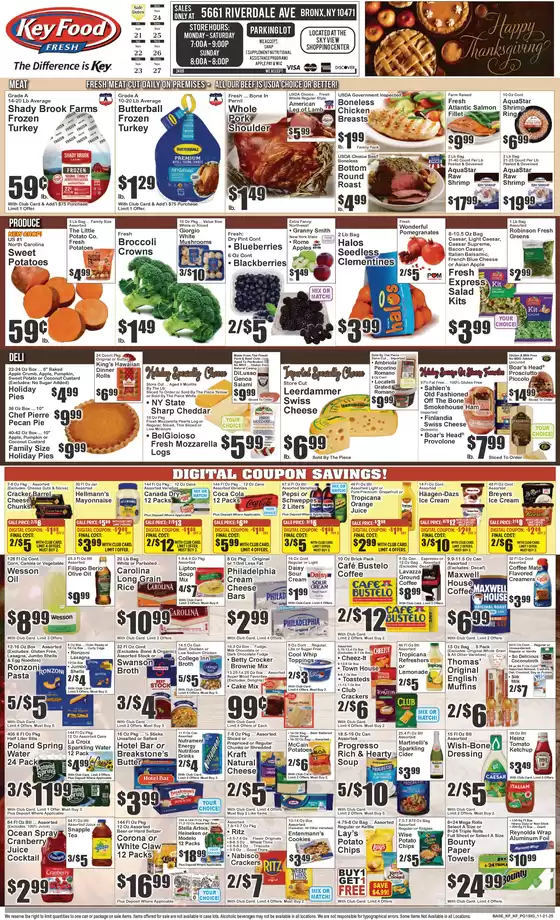 Key Food catalogue in Martinez CA | Exclusive bargains | 2025-11-21T00:00:00.000Z - 2025-11-27T00:00:00.000Z