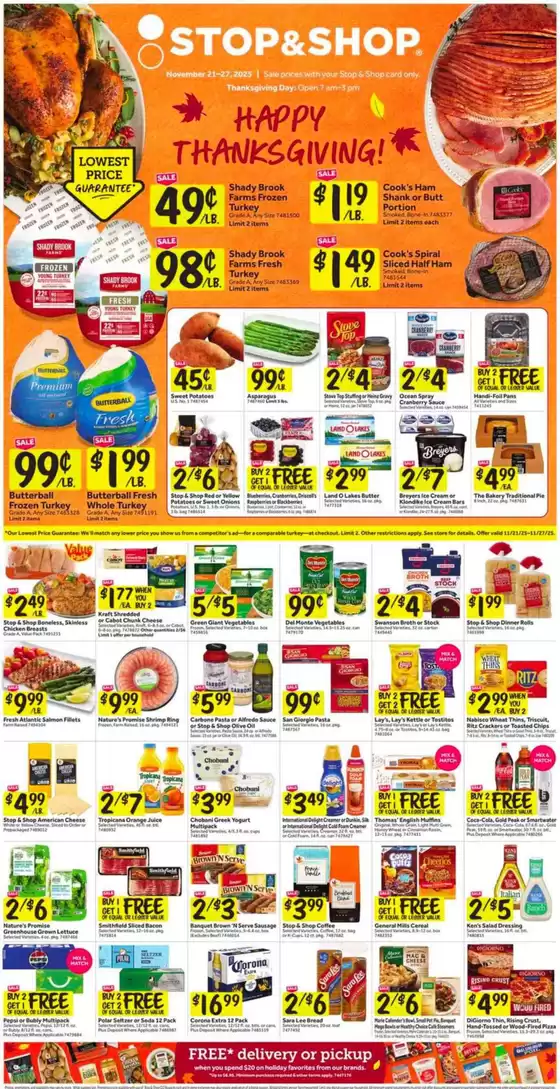 Stop&Shop catalogue in Emeryville CA | Weekly Ads Stop&Shop | 2025-11-21T00:00:00.000Z - 2025-11-27T00:00:00.000Z