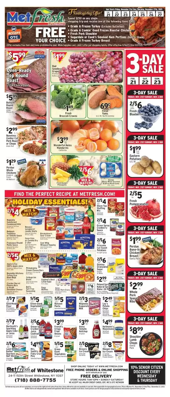Met Foodmarkets catalogue in Emeryville CA | Discover attractive offers | 2025-11-21T00:00:00.000Z - 2025-11-27T00:00:00.000Z