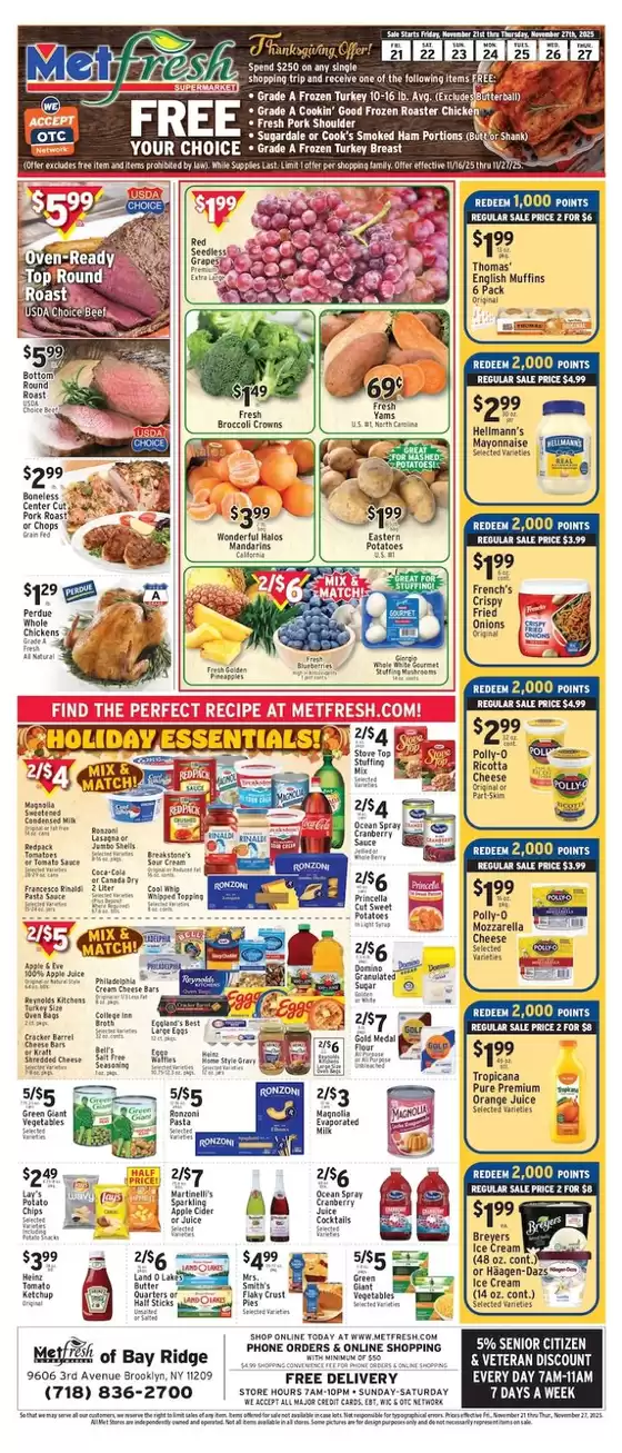 Met Foodmarkets catalogue in Emeryville CA | Special offers for you | 2025-11-21T00:00:00.000Z - 2025-11-27T00:00:00.000Z