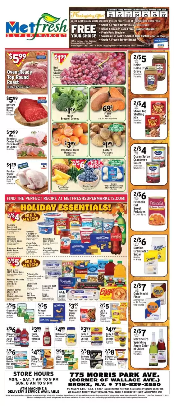 Met Foodmarkets catalogue in Emeryville CA | Exclusive deals for our customers | 2025-11-21T00:00:00.000Z - 2025-11-27T00:00:00.000Z