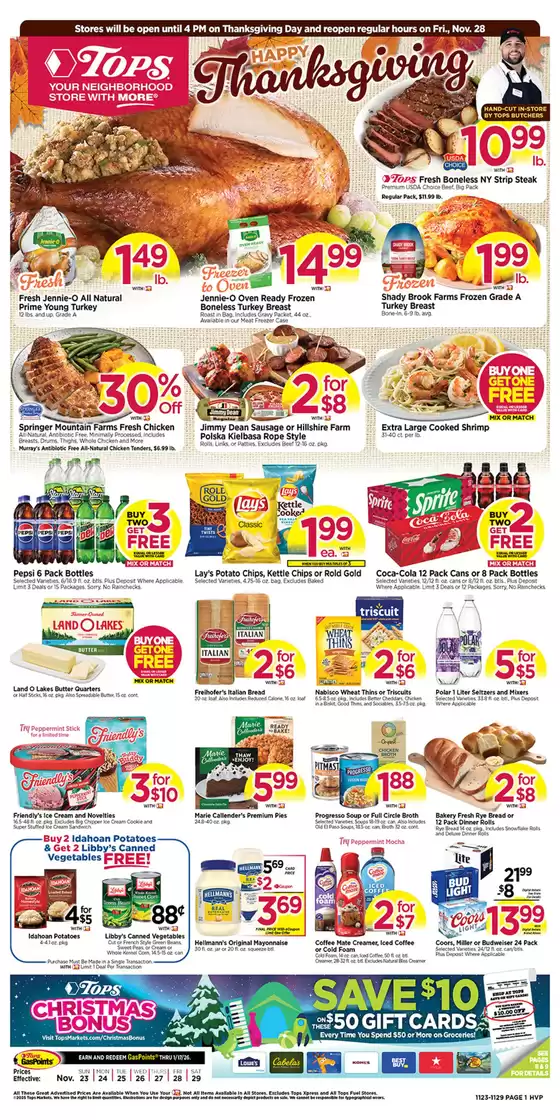 Tops catalogue | Discover attractive offers | 2025-11-23T00:00:00.000Z - 2025-11-29T00:00:00.000Z