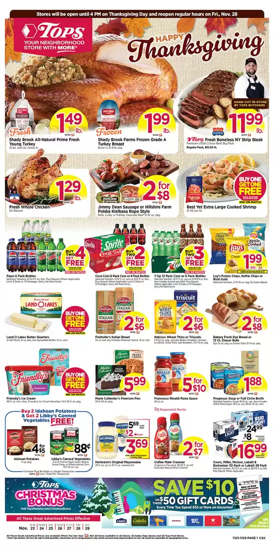 Tops catalogue | Exclusive deals and bargains | 2025-11-23T00:00:00.000Z - 2025-11-29T00:00:00.000Z