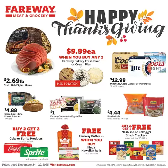 Fareway catalogue in Elkton MD | Exclusive bargains | 2025-11-24T00:00:00.000Z - 2025-11-29T00:00:00.000Z