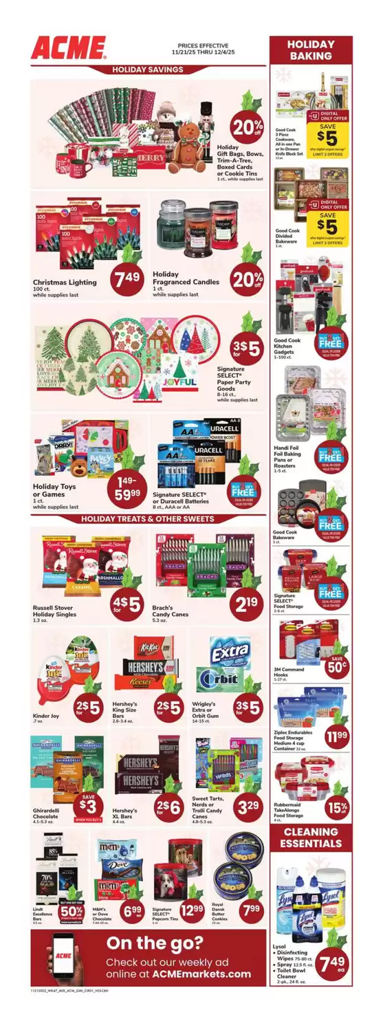 ACME catalogue in Okemos MI | Acme Markets - GMI | 2025-11-21T00:00:00.000Z - 2025-12-04T00:00:00.000Z