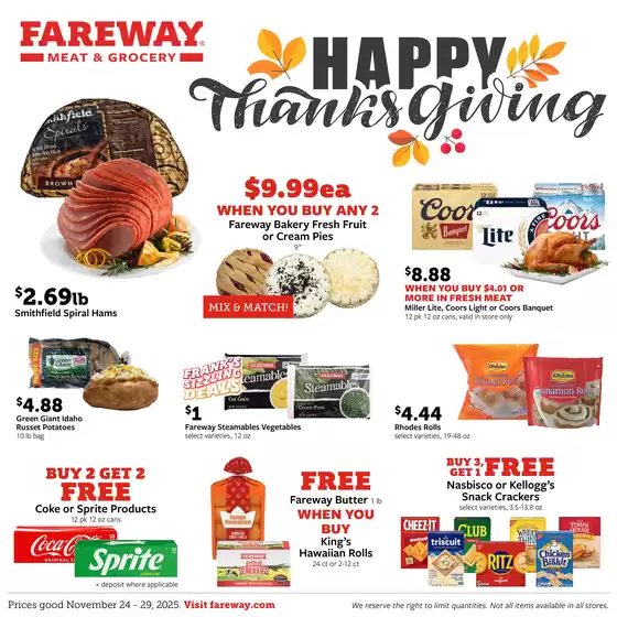 Fareway catalogue in Enumclaw WA | Our best bargains | 2025-11-24T00:00:00.000Z - 2025-11-29T00:00:00.000Z