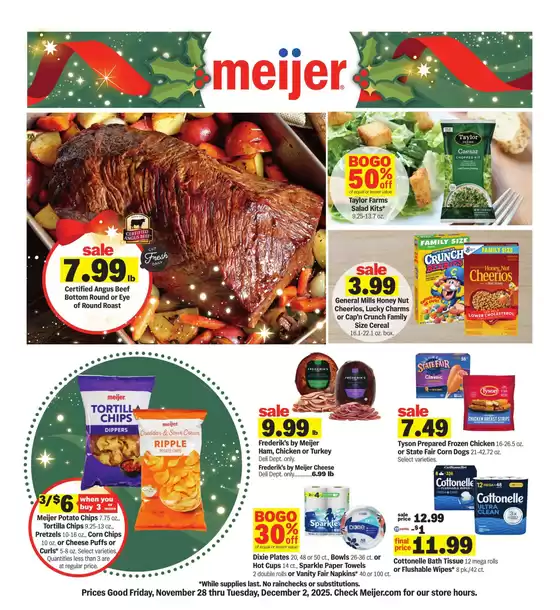 Meijer catalogue in Galesburg IL | Top offers for smart savers | 2025-11-28T00:00:00.000Z - 2025-12-02T00:00:00.000Z