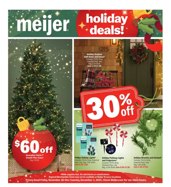 Meijer catalogue in Galesburg IL | holiday deals! | 2025-11-28T00:00:00.000Z - 2025-12-02T00:00:00.000Z