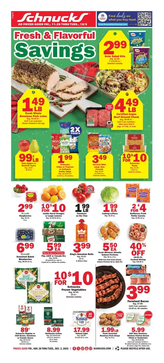 Schnucks catalogue | Exclusive deals for our customers | 2025-11-28T00:00:00.000Z - 2025-12-02T00:00:00.000Z