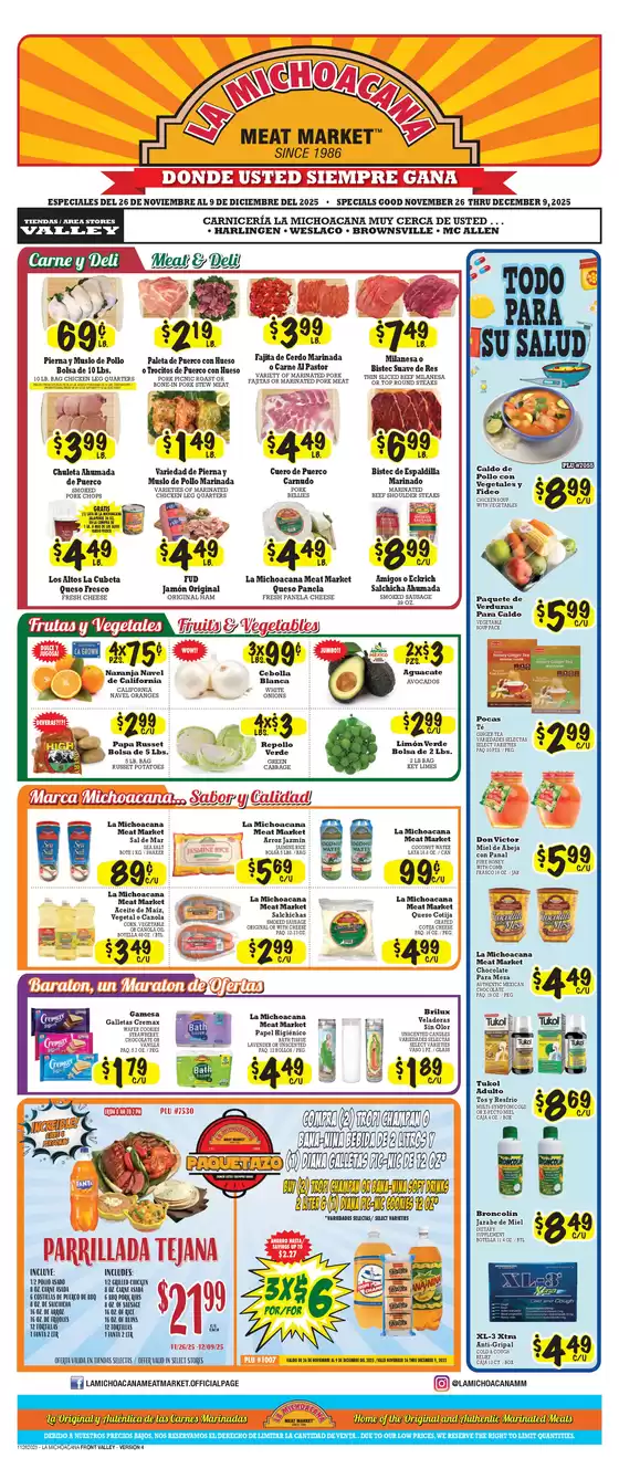 La Michoacana catalogue in Belton MO | Special offers for you | 2025-11-26T00:00:00.000Z - 2025-12-09T00:00:00.000Z