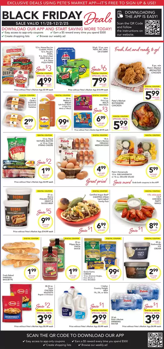 Pete's Fresh Market catalogue in Phoenix AZ | New offers to discover | 2025-11-28T00:00:00.000Z - 2025-12-02T00:00:00.000Z
