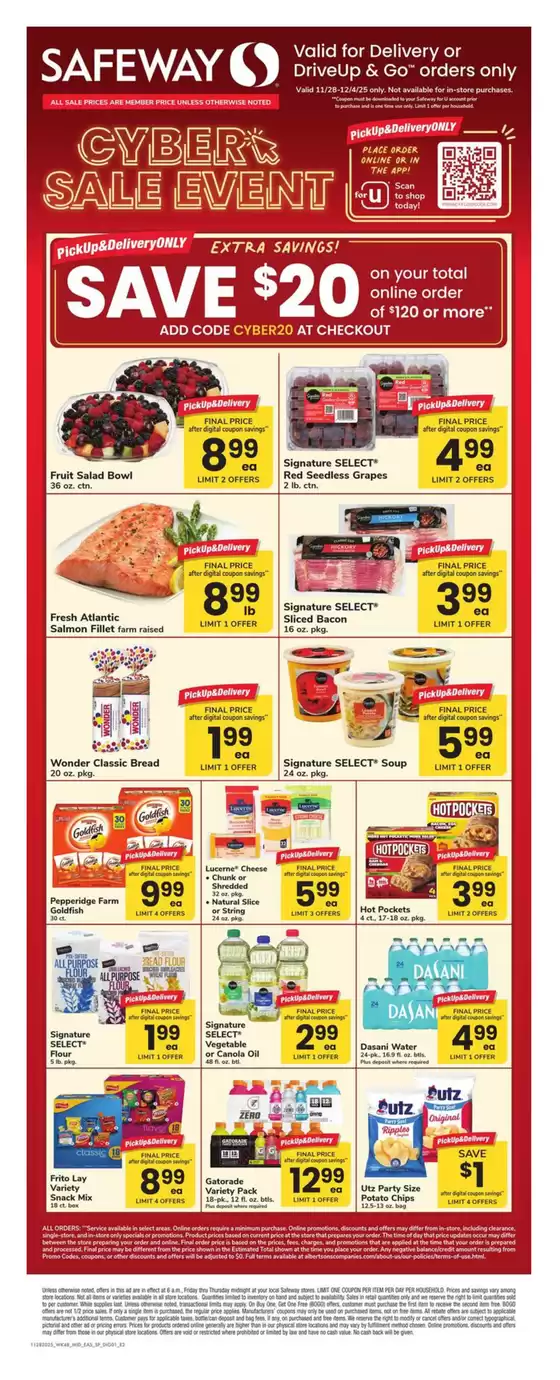 Safeway catalogue in Annapolis MD | Wide range of offers | 2025-11-28T00:00:00.000Z - 2025-12-04T00:00:00.000Z