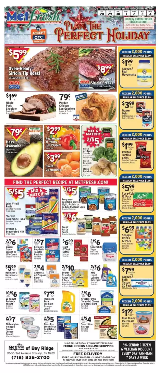 Met Foodmarkets catalogue | Current deals and offers | 2025-11-28T00:00:00.000Z - 2025-12-04T00:00:00.000Z
