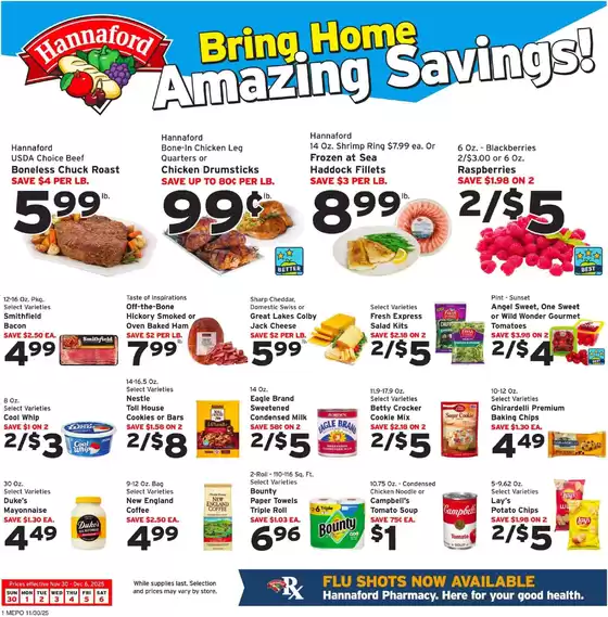 Hannaford catalogue in Hughesville MD | Top deals for all customers | 2025-11-30T00:00:00.000Z - 2025-12-06T00:00:00.000Z