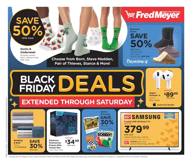 Fred Meyer catalogue in Bowling Green KY | Current bargains and offers | 2025-11-28T00:00:00.000Z - 2025-11-29T00:00:00.000Z