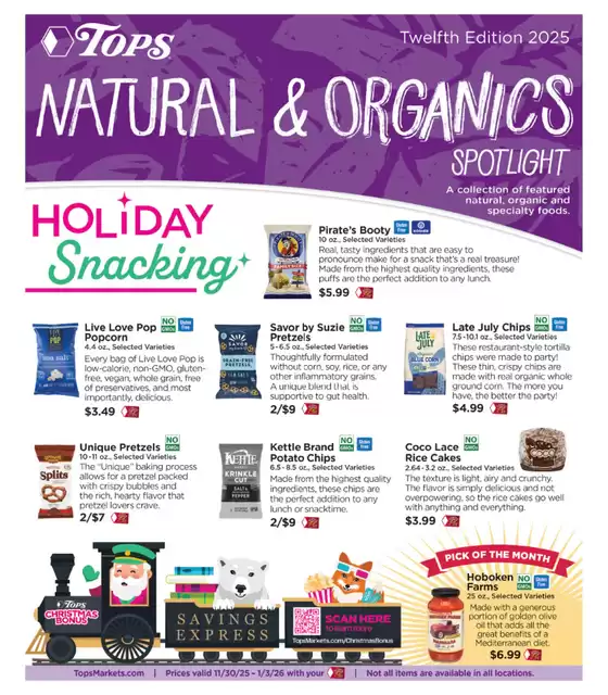 Tops catalogue in Youngstown OH | Tops Natural & Organics Spotlight | 2025-11-30T00:00:00.000Z - 2026-01-03T00:00:00.000Z