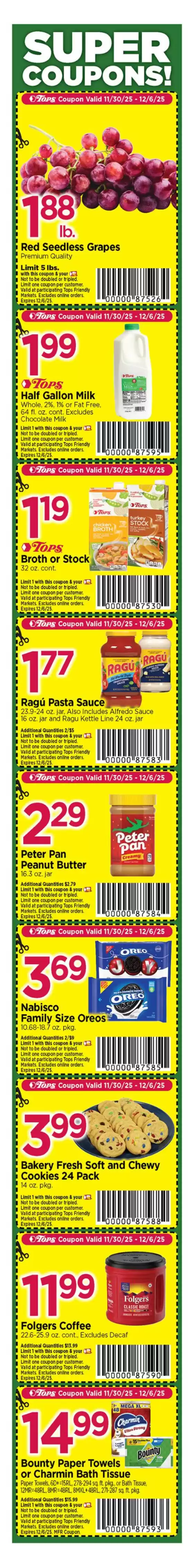 Tops catalogue in Youngstown OH | Top offers for smart savers | 2025-11-30T00:00:00.000Z - 2025-12-06T00:00:00.000Z