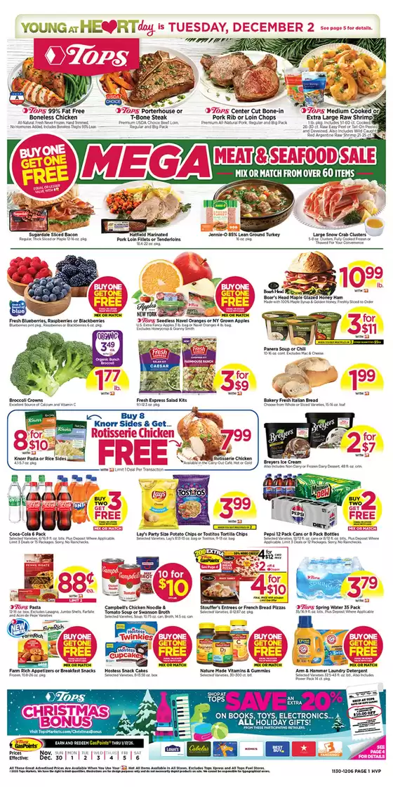 Tops catalogue in Youngstown OH | Great discounts on selected products | 2025-11-30T00:00:00.000Z - 2025-12-06T00:00:00.000Z