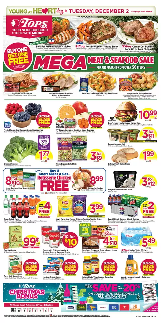 Tops catalogue in Youngstown OH | Discounts and promotions | 2025-11-30T00:00:00.000Z - 2025-12-06T00:00:00.000Z