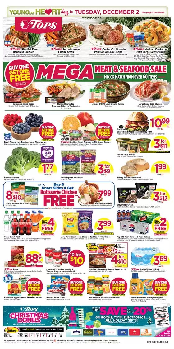 Tops catalogue in Youngstown OH | Offers for bargain hunters | 2025-11-30T00:00:00.000Z - 2025-12-06T00:00:00.000Z