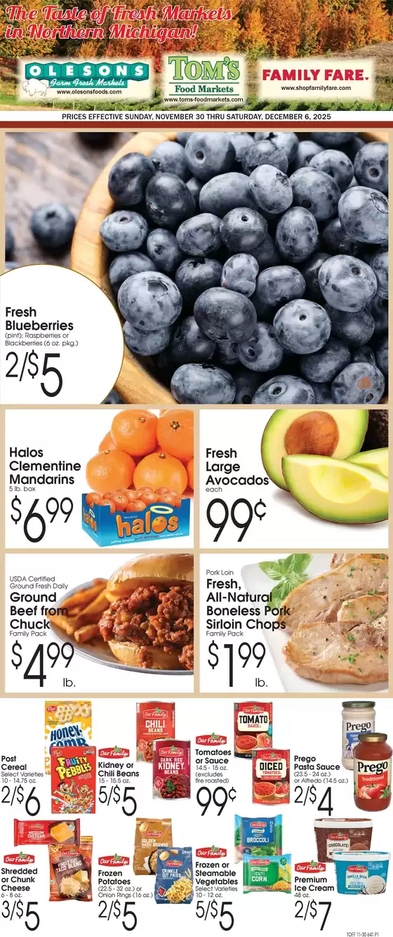Family Fare catalogue in Niles OH | Discover attractive offers | 2025-11-30T00:00:00.000Z - 2025-12-06T00:00:00.000Z
