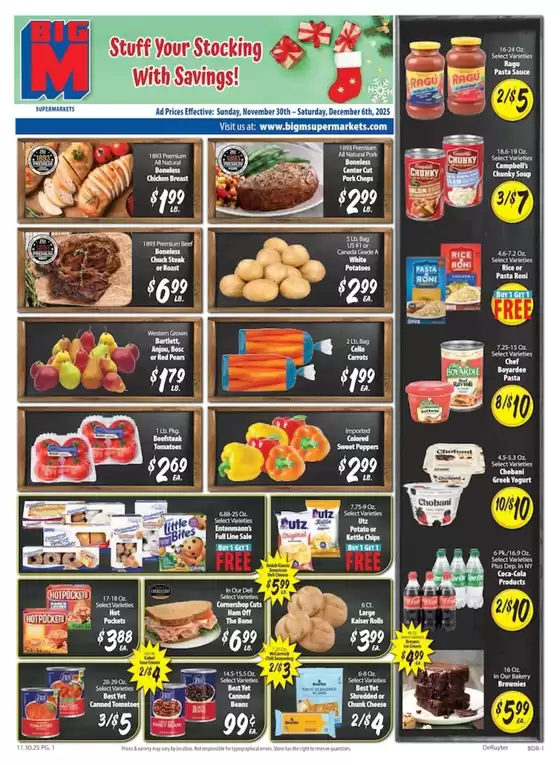 BigM Supermarkets catalogue in Hermitage PA | Top offers for all bargain hunters | 2025-11-30T00:00:00.000Z - 2025-12-06T00:00:00.000Z