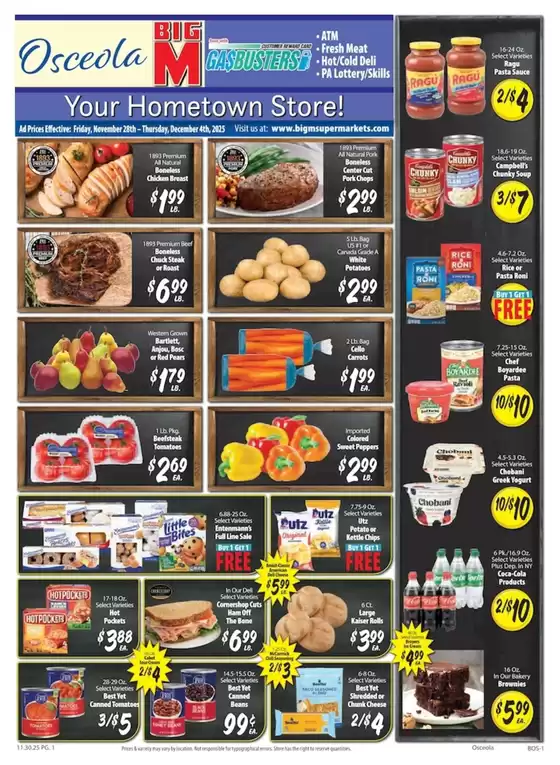 BigM Supermarkets catalogue in Hermitage PA | Our best offers for you | 2025-11-28T00:00:00.000Z - 2025-12-04T00:00:00.000Z