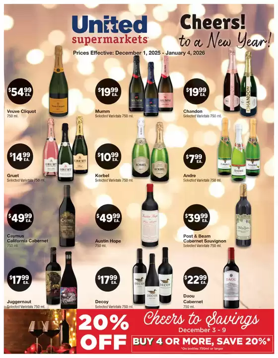 United Supermarkets catalogue | 12012025_WTX_FLY_USM | 2025-12-01T00:00:00.000Z - 2025-12-09T00:00:00.000Z