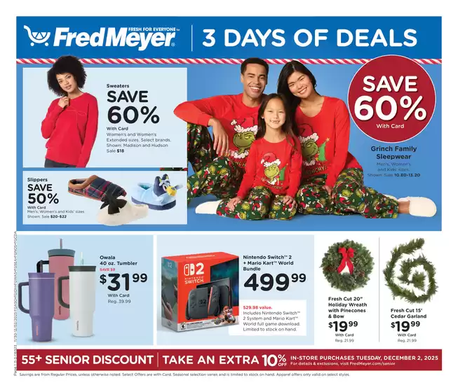 Fred Meyer catalogue in Hoover AL | Exclusive bargains | 2025-11-30T00:00:00.000Z - 2025-12-02T00:00:00.000Z