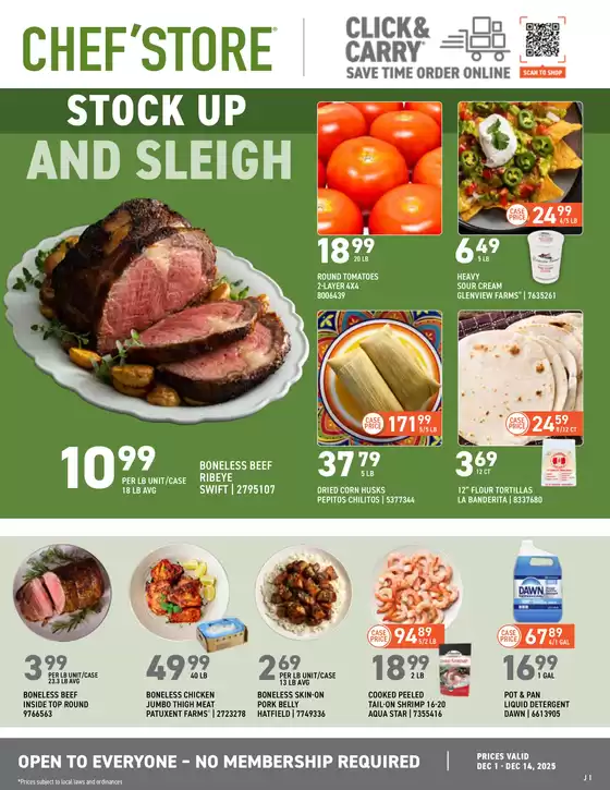 Chef'Store catalogue in Carrollton VA | Great offer for bargain hunters | 2025-12-01T00:00:00.000Z - 2025-12-14T00:00:00.000Z