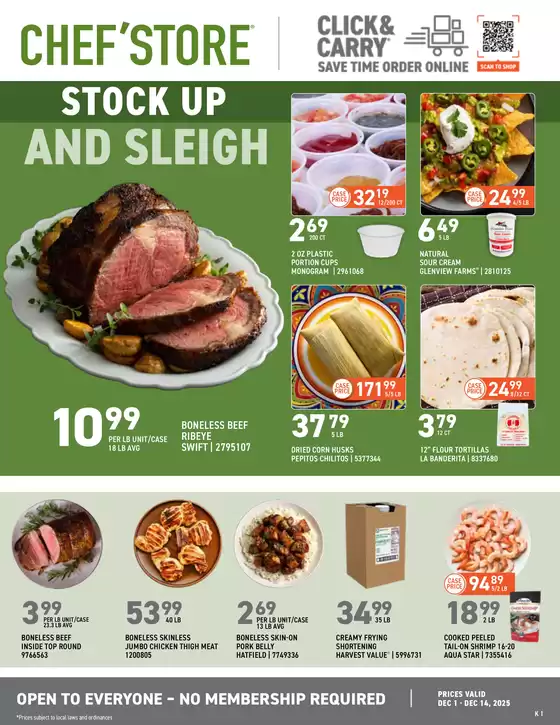 Chef'Store catalogue in Carrollton VA | Chef'Store weekly ad | 2025-12-01T00:00:00.000Z - 2025-12-14T00:00:00.000Z