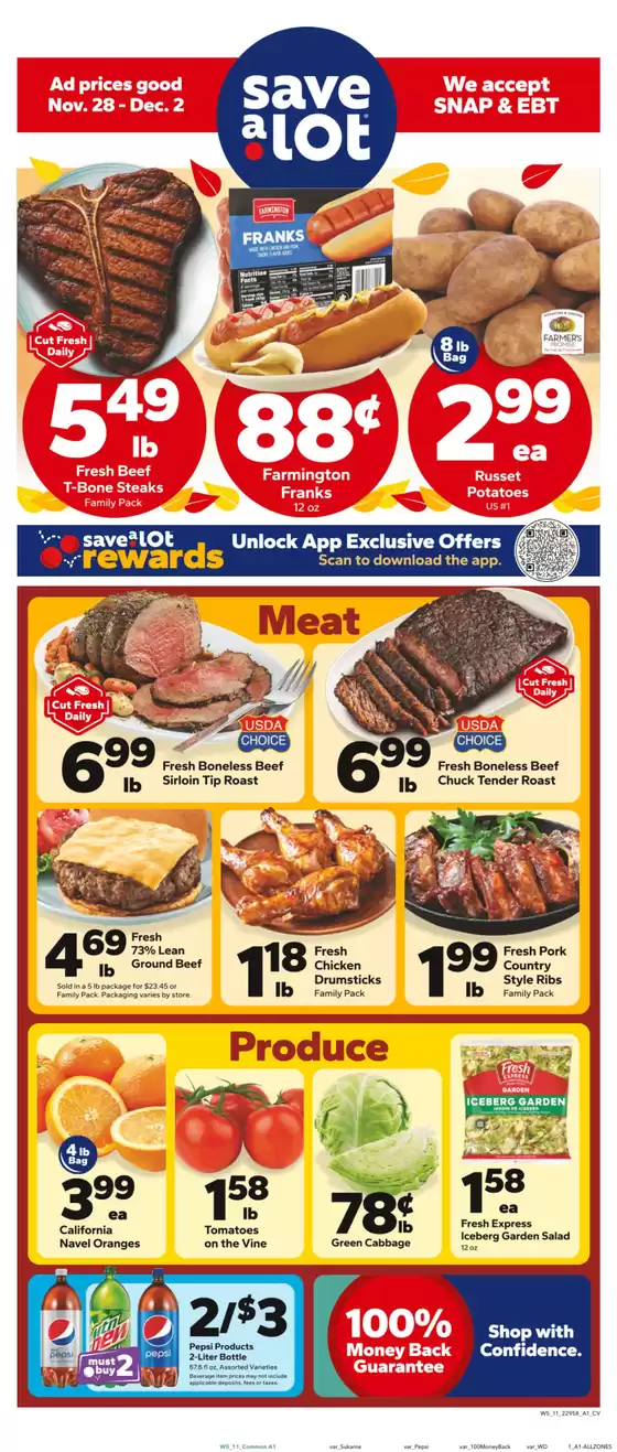 Save a Lot catalogue in Acworth GA | Great discounts on selected products | 2025-11-28T00:00:00.000Z - 2025-12-02T00:00:00.000Z