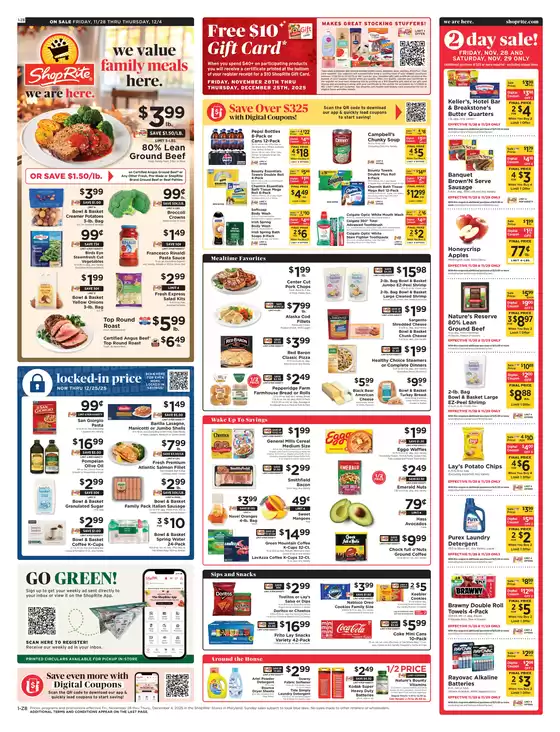 ShopRite catalogue in Glendora CA | Great offer for bargain hunters | 2025-11-26T00:00:00.000Z - 2025-12-04T00:00:00.000Z