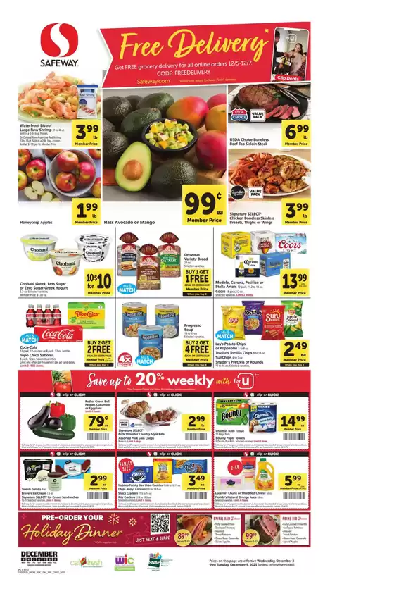 Safeway catalogue in Round O SC | Exclusive deals and bargains | 2025-12-03T00:00:00.000Z - 2025-12-09T00:00:00.000Z