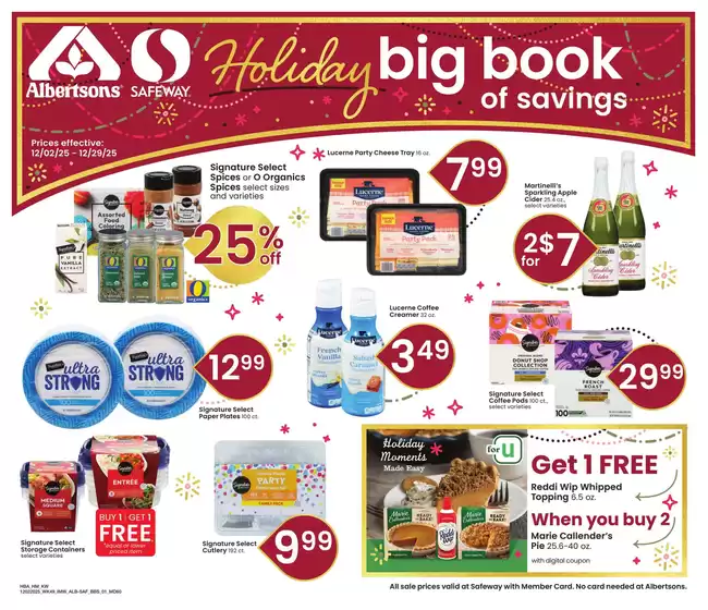 Safeway catalogue in Aberdeen WA | Safeway - Intermountain - BBS | 2025-12-02T00:00:00.000Z - 2025-12-29T00:00:00.000Z