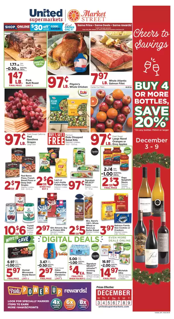 United Supermarkets catalogue in Aberdeen WA | On Sale December 3 | 2025-12-02T00:00:00.000Z - 2025-12-09T00:00:00.000Z