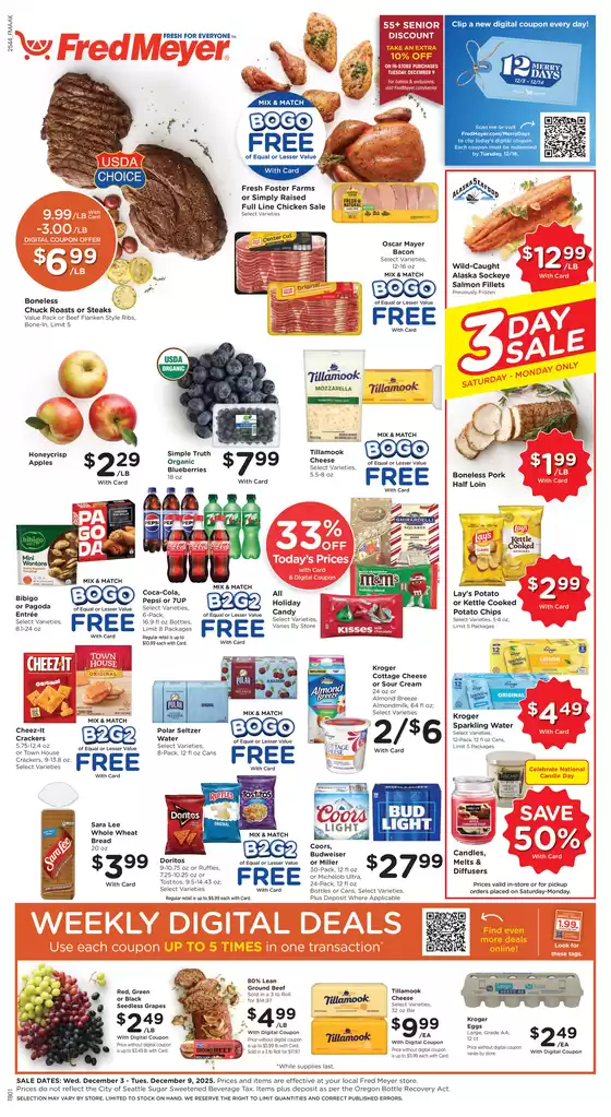Fred Meyer catalogue in Compton CA | Special offers for you | 2025-12-03T00:00:00.000Z - 2025-12-09T00:00:00.000Z
