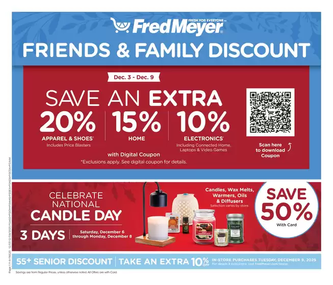 Fred Meyer catalogue in Compton CA | Current special promotions | 2025-12-03T00:00:00.000Z - 2025-12-09T00:00:00.000Z
