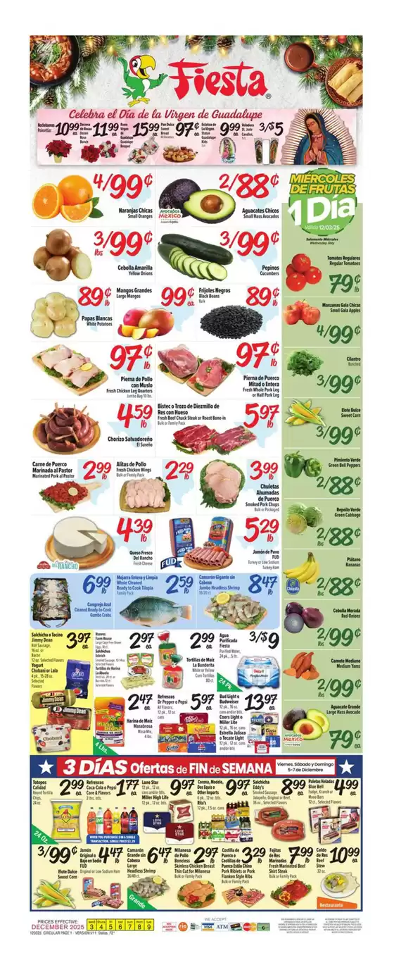 Fiesta Mart catalogue in Kissimmee FL | Top offers for all bargain hunters | 2025-12-03T00:00:00.000Z - 2025-12-09T00:00:00.000Z