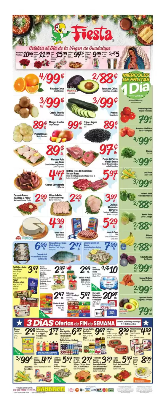 Fiesta Mart catalogue in Kissimmee FL | Top deals and discounts | 2025-12-03T00:00:00.000Z - 2025-12-09T00:00:00.000Z