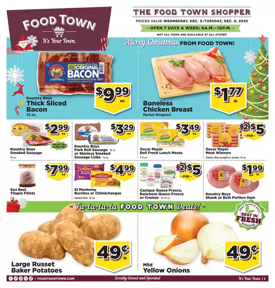 Food Town catalogue in Baytown TX | FoodTownInStore | 2025-12-03T00:00:00.000Z - 2025-12-09T00:00:00.000Z