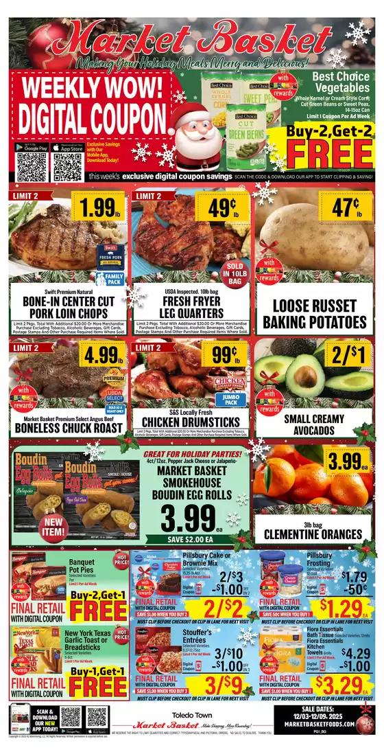 Market Basket catalogue in Sheboygan WI | Save now with our deals | 2025-12-03T00:00:00.000Z - 2025-12-09T00:00:00.000Z