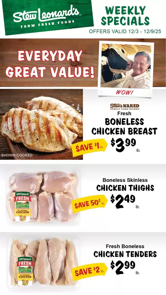 Stew Leonard's catalogue in Kohler WI | Stew Leonard's weekly ad | 2025-12-03T00:00:00.000Z - 2025-12-09T00:00:00.000Z