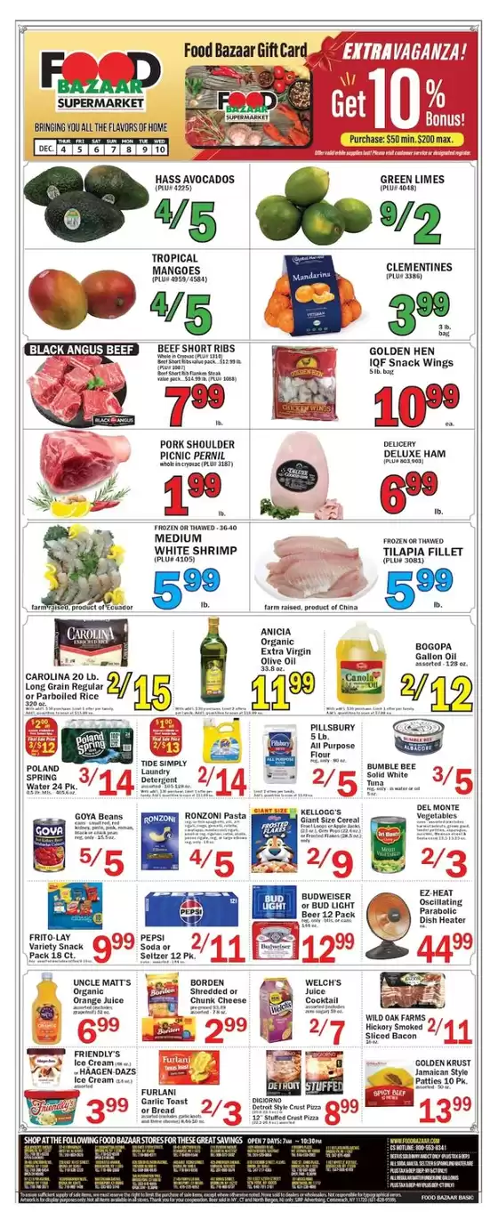 Food Bazaar catalogue in Chantilly VA | Food Bazaar weekly ad | 2025-12-04T00:00:00.000Z - 2025-12-10T00:00:00.000Z