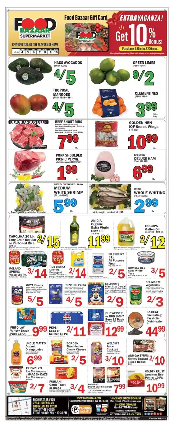 Food Bazaar catalogue in Chantilly VA | Offers for bargain hunters | 2025-12-04T00:00:00.000Z - 2025-12-10T00:00:00.000Z