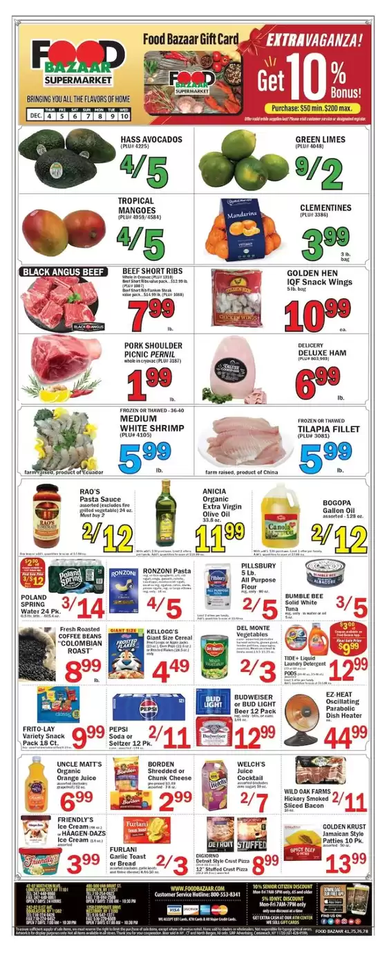 Food Bazaar catalogue in Chantilly VA | Top deals and discounts | 2025-12-04T00:00:00.000Z - 2025-12-10T00:00:00.000Z