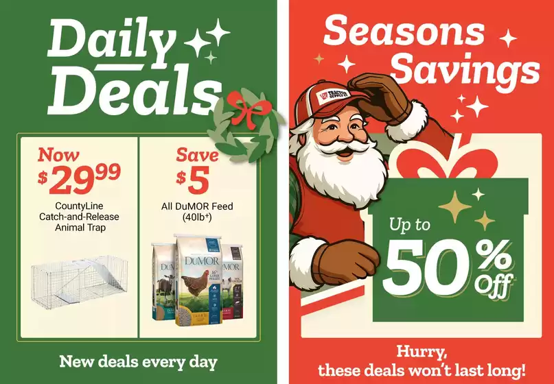 Tractor Supply Company catalogue in Highland IN | Current bargains and offers | 2025-12-04T00:00:00.000Z - 2025-12-18T00:00:00.000Z