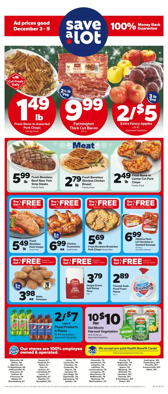 Save a Lot catalogue in Acworth GA | Current deals and offers | 2025-12-03T00:00:00.000Z - 2025-12-09T00:00:00.000Z