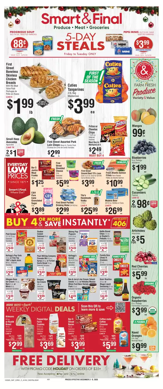 Smart & Final catalogue in Apopka FL | Exclusive bargains | 2025-12-05T00:00:00.000Z - 2025-12-09T00:00:00.000Z